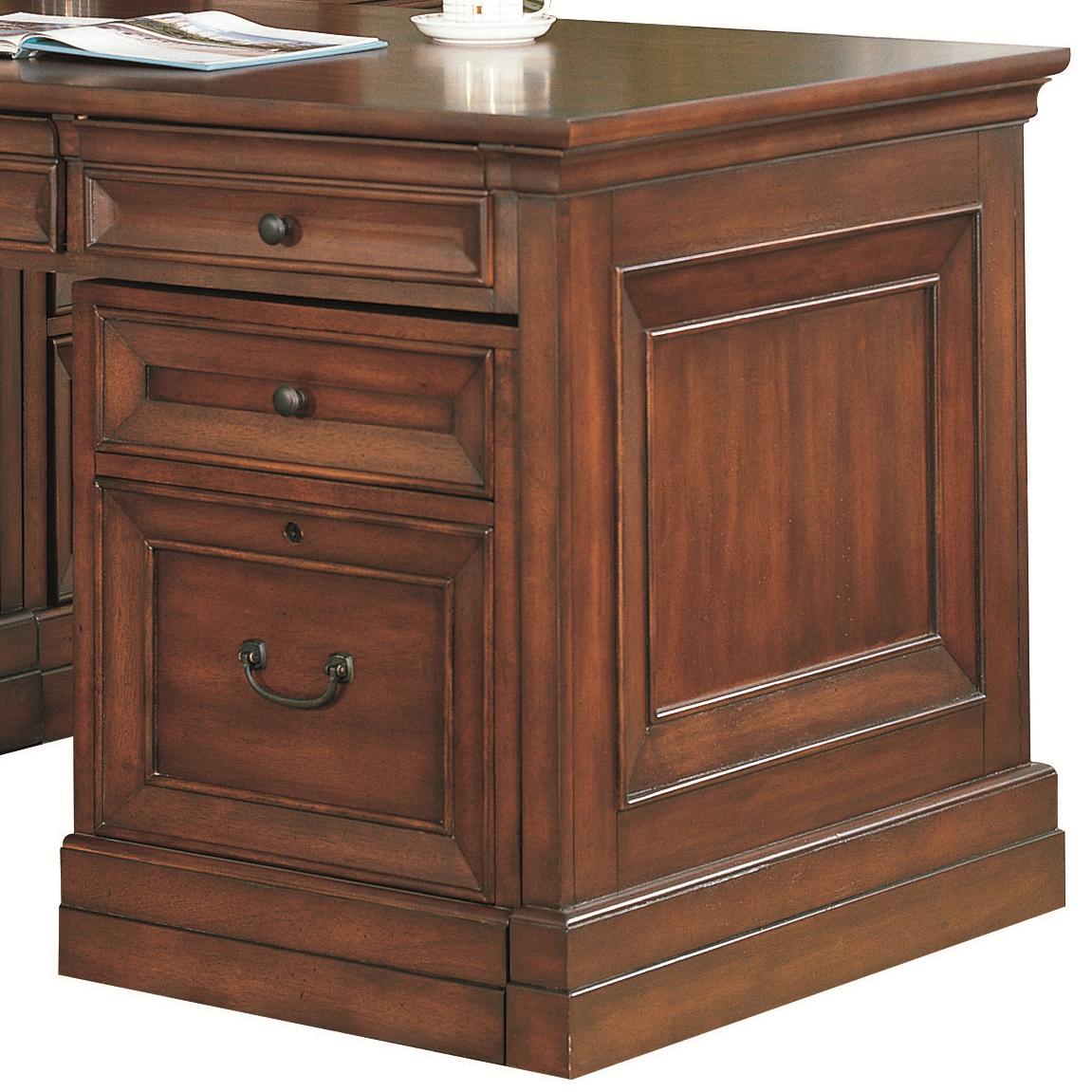 Aspenhome Richmond 3 Drawer Unit with Locking File Drawer Crowley